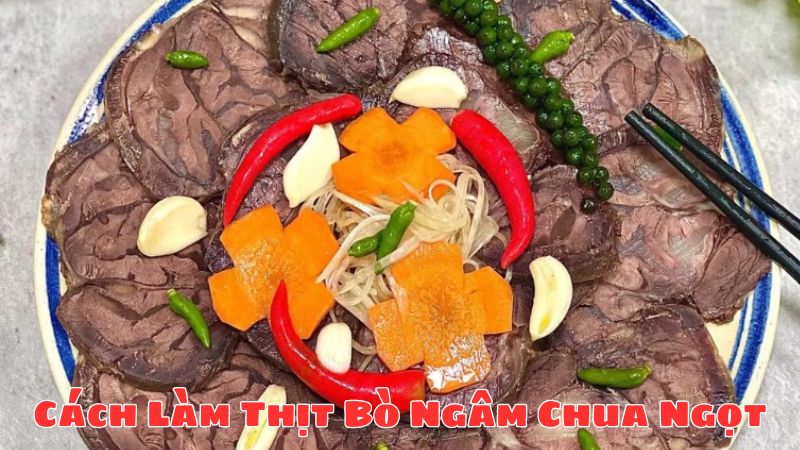 cách làm thịt bò ngâm chua ngọt